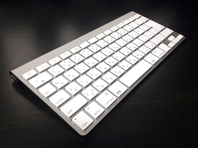 キーボード死亡につき【アップルワイヤレスキーボード】に更新してみた。Bought the Apple Wireless Keyboard.